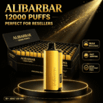 Alibarbar TEQ 12000 puffs disposable vape 3 pack black gold mesh coil vape Australia wholesale