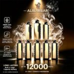 Alibarbar TEQ 12000 puffs disposable vape full lineup display multiple fruit flavours Australia